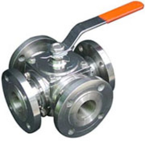 Four way ball valve, 4 way ball valve